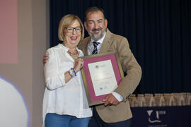 Entrega de premio al Periodismo Deportivo. Gala del Deporte Universitario. Escuela Técnica Superior de Ingeniería de Telecomunicaciones. Junio de 2015