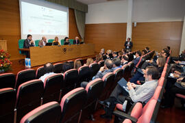 Presentación de la Jornada ASEPUC 'Coste de los servicios universitarios'. Edificio del Rectorado. Mayo 2015