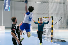 Partido Universidad de Barcelona - Universidad de Basilea. Categoría masculina. Campeonato Europeo Universitario de Balonmano. Antequera. Julio de 2017