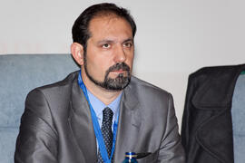 Antonio Balbontín López-Cerón. Acto inaugural del 4º Congreso Internacional de Actividad Físico-Deportiva para Mayores. Escuela Técnica Superior de Ingeniería Informática y Telecomunicaciones. Marzo de 2011