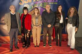 Grupo en photocall. Inauguración de la 33ª edición de Fancine de la Universidad de Málaga. Cine Albéniz. Noviembre de 2023