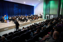 Concierto de Bandas Sonoras de la 31 edición de Fancine de la Universidad de Málaga. Auditorio de la Escuela Técnica de Ingeniería de Telecomunicaciones e Informática. Noviembre de 2021