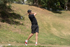 Jugador en el Campeonato Europeo de Golf Universitario. Antequera. Junio de 2019