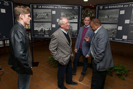 Exposición "La Rosaleda en 75 imágenes". Complejo Polideportivo Universitario. Marzo de 2017