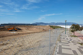 Inicio de las obras de la nueva Facultad de Turismo. Campus de Teatinos. Abril de 2021