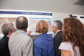 Inauguración de la ampliación del Campus de Teatinos de la Universidad de Málaga. Septiembre de 2009
