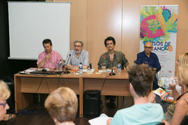 Mesa redonda: "Escribir comedia, el reto de hacer reír". Curso de Verano "El humor en las artes escénicas". Marbella. Julio de 2018