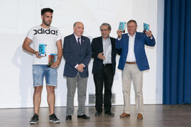 Entrega de títulos del Trofeo Rector. Gala del Deporte Universitario 2018. Escuela Técnica Superior de Ingeniería de Telecomunicaciones. Junio de 2018