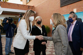 Visita de la Ministra de Economía Nadia Calviño a la Universidad de Málaga. Facultad de Ciencias Económicas y Empresariales. Enero de 2022