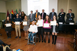 Entrega de diplomas a los mejores expedientes. III Encuentro "10Graduadxs10". Facultad de Ciencias Económicas y Empresariales. Noviembre de 2019