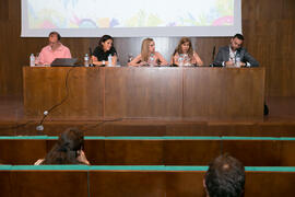 Mesa redonda: "Periodismo deportivo en la actualidad". Curso "Información y Comunicación". Cursos de Verano de la Universidad de Málaga. Ronda. Julio de 2018