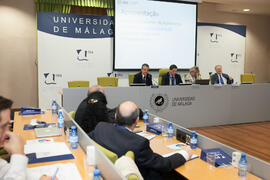 Encuentro de rectores de Brasil, Portugal y España: Fomento de la cultura emprendedora. Edificio del Rectorado. Octubre de 2015