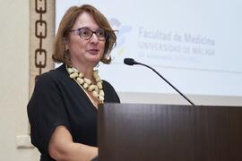 Yolanda García Calvente. 50 Aniversario de la Facultad de Medicina de la Universidad de Málaga. Facultad de Medicina. Octubre de 2022