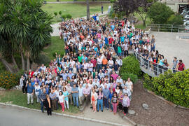 Foto de grupo. Facultad de Ciencias Económicas y Empresariales. Campus de El Ejido. Mayo de 2015