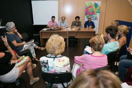 Mesa redonda: "Escribir comedia, el reto de hacer reír". Curso de Verano "El humor en las artes escénicas". Marbella. Julio de 2018