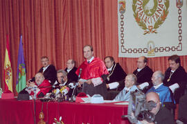 Apertura del Curso Académico 1998/1999 de la Universidad de Málaga. Paraninfo. Octubre de 1998