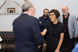 Recibimiento de autoridades. Apertura del Curso Académico 2019-2020 de la Escuela Técnica Superior de Arquitectura de la Universidad de Málaga. Teatro Cervantes. Octubre de 2019