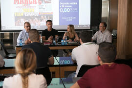 Mesa redonda: «Deportes “minoritarios” y contenido de la Agenda-Setting en radio, televisión y prensa». Curso "Comunicación deportiva". Cursos de Verano de la Universidad de Málaga. Vélez-Málaga. Julio de 2019
