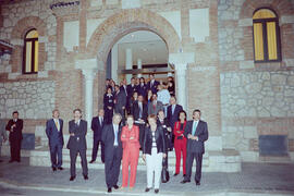 Inauguración del Rectorado por el príncipe Felipe. Málaga. Abril de 2002