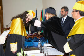 Investidura de nuevos doctores por la Universidad de Málaga. Paraninfo. Febrero de 2012