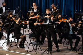 Concierto de Bandas Sonoras de la 30 edición de Fancine de la Universidad de Málaga. Auditorio de la Escuela Técnica de Ingeniería de Telecomunicaciones e Informática. Noviembre de 2020