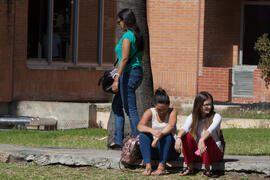Ambiente en la facultad de Ciencias Económicas y Empresariales. Campus de El Ejido. Mayo de 2015