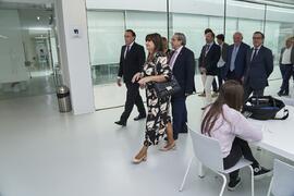 Visita a la nueva facultad de Psicología y Logopedia de la Universidad de Málaga tras su inauguración. Campus de Teatinos. Octubre de 2022