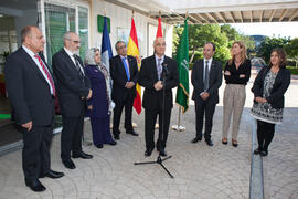 Inauguración de la Oficina de la Universidad de Sharjah, Emiratos Árabes. Jardín Botánico. Noviembre de 2015