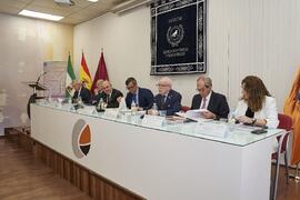 Intervención de Carlos Benavides. Presentación del libro "50 años de doctores Honoris Causa por la Universidad de Málaga". Facultad de Ciencias Económicas y Empresariales. Febrero de 2024