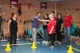 Taller de danzas colectivas. 7º Congreso Internacional de Actividad Física Deportiva para Mayores. Escuela Técnica Superior de Ingeniería de Telecomunicaciones y de Informática. Noviembre de 2017