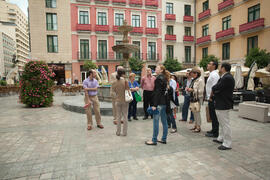 Visita anual de la conferencia de la RedOTRI en el centro histórico de Málaga. Junio de 2010