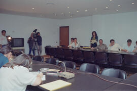 Presentación del videograma "Cómo se hace un libro". Mayo de 1991