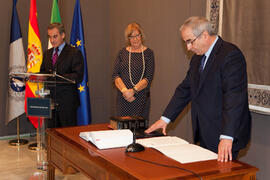 Toma de posesión del equipo de gobierno de la Universidad de Málaga. Rectorado. Enero de 2012