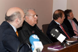 Inauguración de la exposición "Eugenio Chicano. Cofrade" en el Museo de la Semana Santa de Málaga. Noviembre de 2011