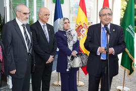 Inauguración de la Oficina de la Universidad de Sharjah, Emiratos Árabes. Jardín Botánico. Noviembre de 2015