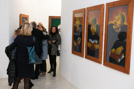 Inauguración de la exposición "Inventario", de Buly. Centro de Arte Contemporáneo Francisco Hernández, Vélez-Málaga. Diciembre de 2018