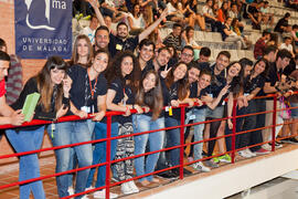 Jornadas de Puertas Abiertas de la Universidad de Málaga. Complejo Polideportivo Universitario. Abril de 2013