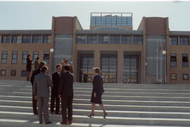 Visita del gobernador de Puerto Rico a la Universidad de Málaga y Obispado. 1993