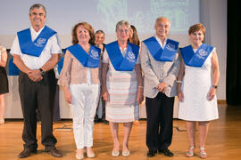 Imposición de becas. Graduación y clausura del curso del Aula de Mayores de la Universidad de Málaga. Campus de Teatinos. Junio de 2018