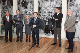 Inauguración de la exposición "Semana Santa, 1972. UMA 40 años compartiendo futuro". Rectorado. Marzo de 2013