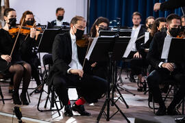 Concierto de Bandas Sonoras de la 30 edición de Fancine de la Universidad de Málaga. Auditorio de la Escuela Técnica de Ingeniería de Telecomunicaciones e Informática. Noviembre de 2020