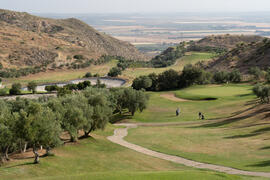 Paisaje de Antequera Golf. Campeonato Europeo de Golf Universitario. Antequera. Junio de 2019