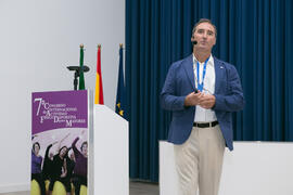 Antonio Jesús Casimiro. Panel de expertos. 7º Congreso Internacional de Actividad Física Deportiva para Mayores. Escuela Técnica Superior de Ingeniería de Telecomunicaciones y de Informática. Noviembre de 2017