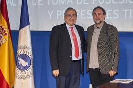 Toma de posesión de Salvador Haro González como catedrático del Área de Pintura de la Universidad de Málaga. Paraninfo. Diciembre de 2022