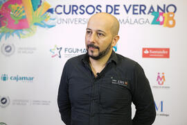 Ángel Custodio. Curso "La televisión del siglo XXI, nuevos formatos y consumos". Cursos de verano 2018 de la Universidad de Málaga. Marbella. Julio de 2018