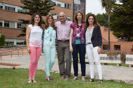 Foto de grupo. Facultad de Ciencias Económicas y Empresariales. Campus de El Ejido. Mayo de 2015