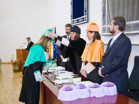 Investidura de nuevos doctores por la Universidad de Málaga 2010. Paraninfo. Enero de 2010