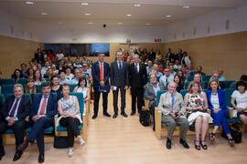 Reunión con el ministro de Ciencia, Innovación y Universidades, en el edificio The Green Ray. Campus de Teatinos. Junio de 2018