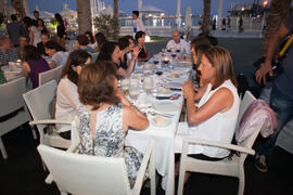Cena de gala en el restaurante El Palmeral. Olimpiada Española de Economía, Fase Nacional. Puerto de Málaga Muelle 2 El Palmeral de las Sorpresas. Junio de 2015