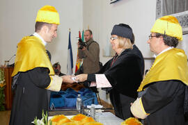 Investidura de nuevos doctores por la Universidad de Málaga. Paraninfo. Febrero de 2012